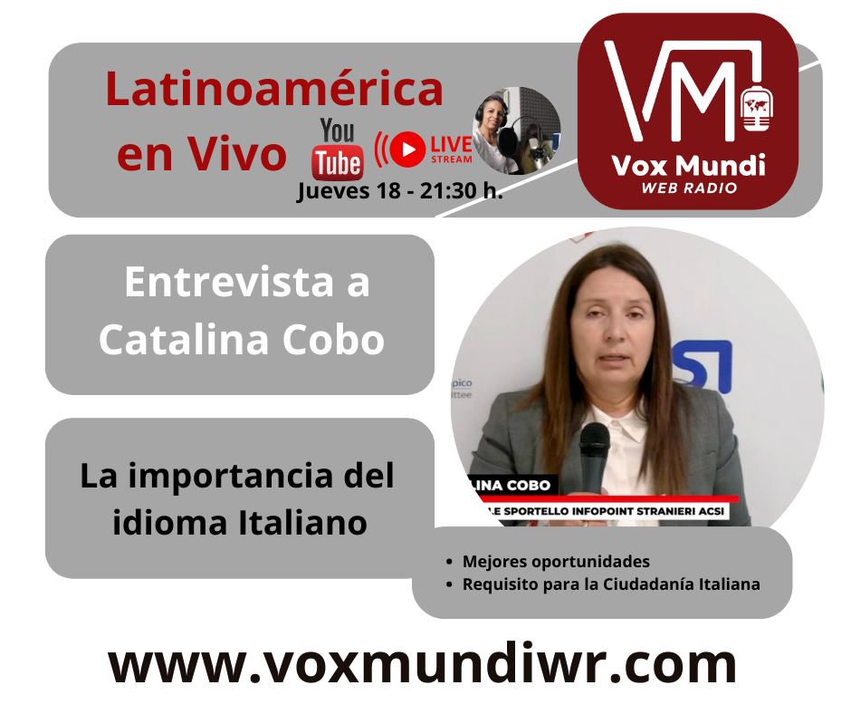 Latinoamérica en Vivo, Catalina Cobo - la Importancia del idioma italiano